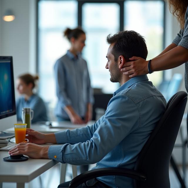 Masaje corporativo en empresas de Madrid